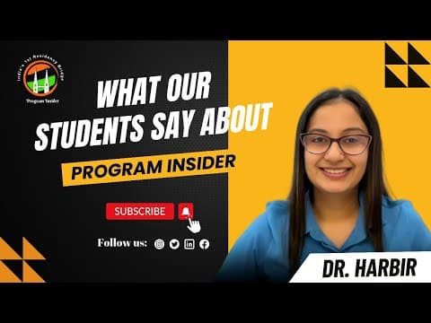 Student testimonial