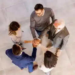 Medical students discussing residency applications